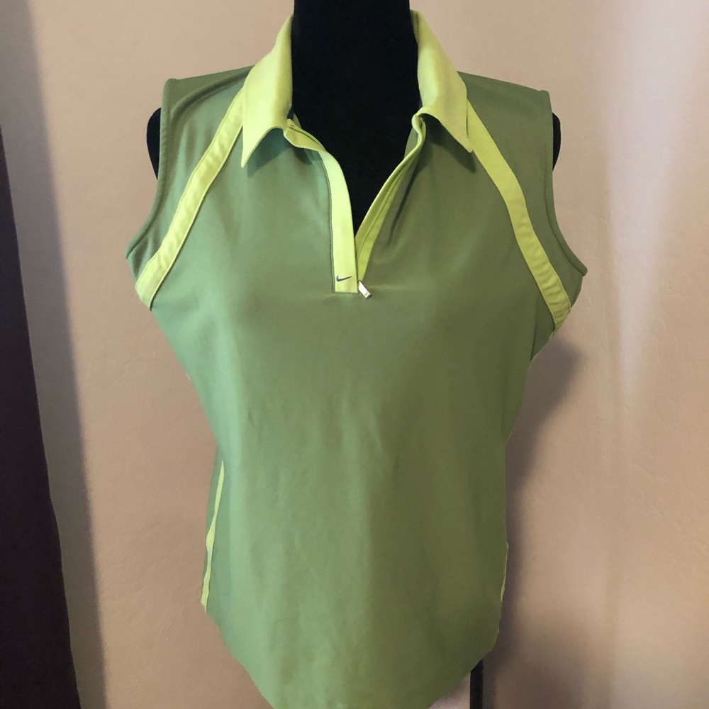 COPY - Nike Golf NikeFitDry M (8-10) Green Sleeve…